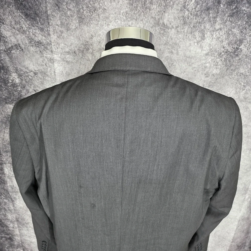Cornelli Blazer Mens 48R Gray Sports Coat Jacket 2 B 100%‎ Wool Vented Italy
